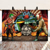 Evil Clown Circus Halloween Photography Backdrop