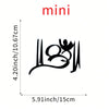 Mini handcrafted iron wall art sculpture featuring a stylized letter or symbol.