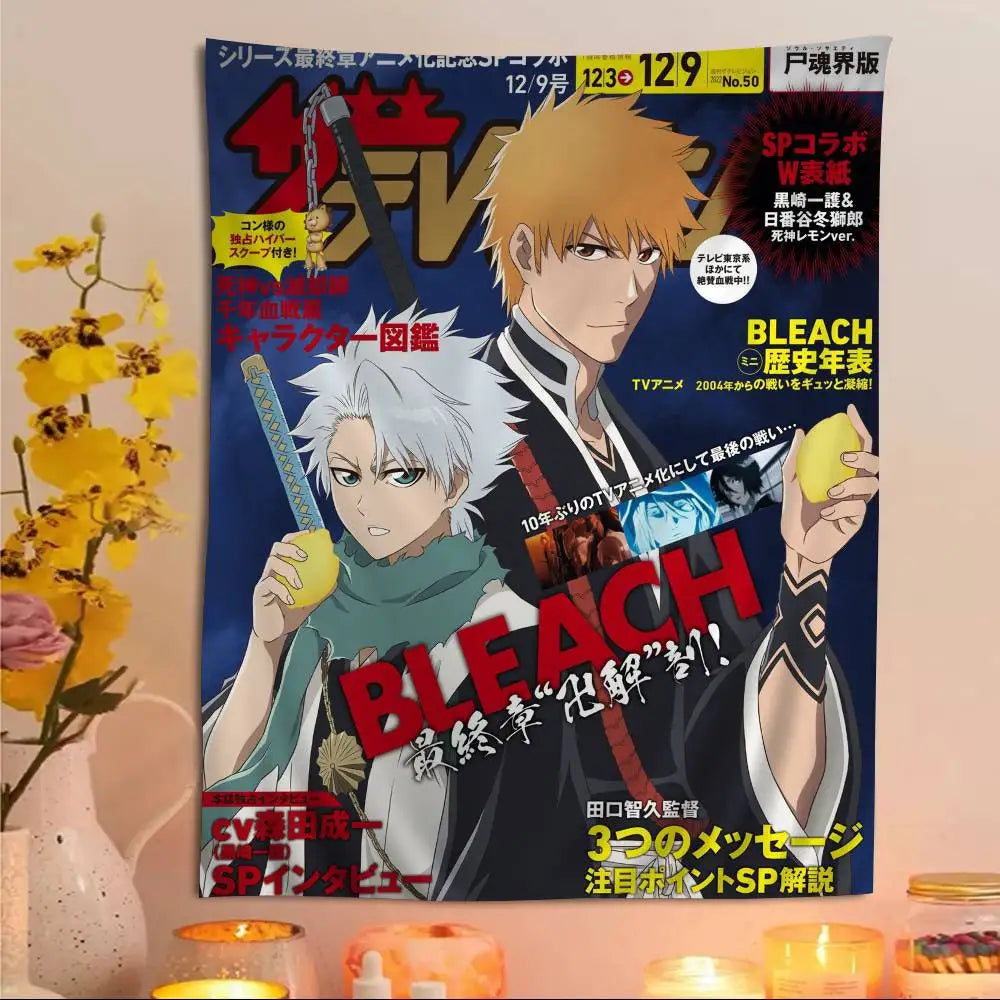 Japanese Anime Tapestry Wall Hanging for Bedroom & Dorm Decor