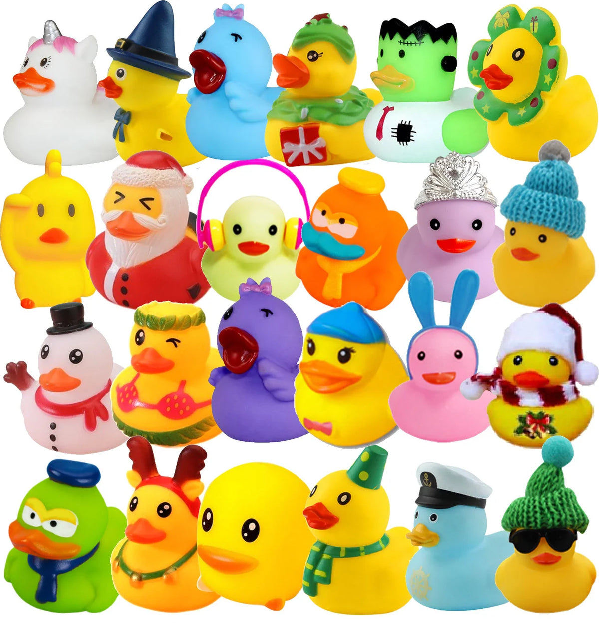 24-Day Christmas Rubber Duck Advent Calendar