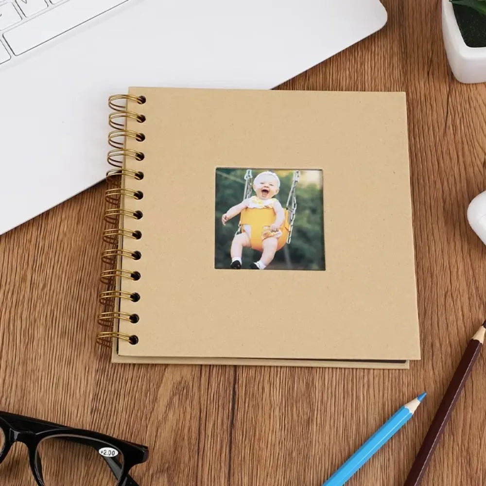 6-Inch Scrapbook Photo Album with Window Cover