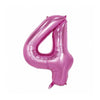 Large Red Number Foil Balloon for Birthday and Anniversary Decor
