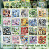 A collection of 20 die cut PET stickers featuring retro cartoon designs for scrapbooking and journaling
