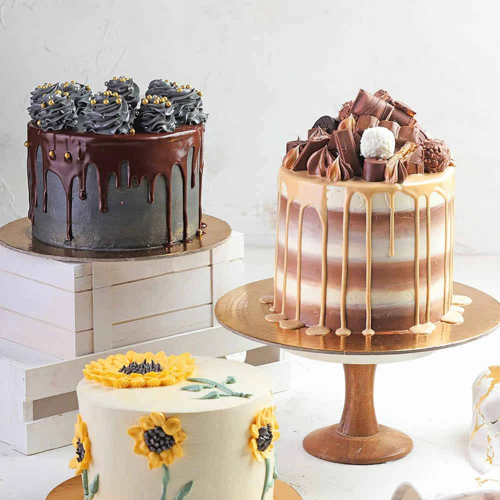 Acrylic Cake Scraper Set for Smoothing and Decorating