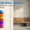 Wall-Mounted Hat Organizer Rack for 9 Caps