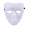 A white performance mask designed for dance, cosplay, and Halloween