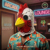 Realistic Latex Rooster Head Mask for Halloween & Cosplay