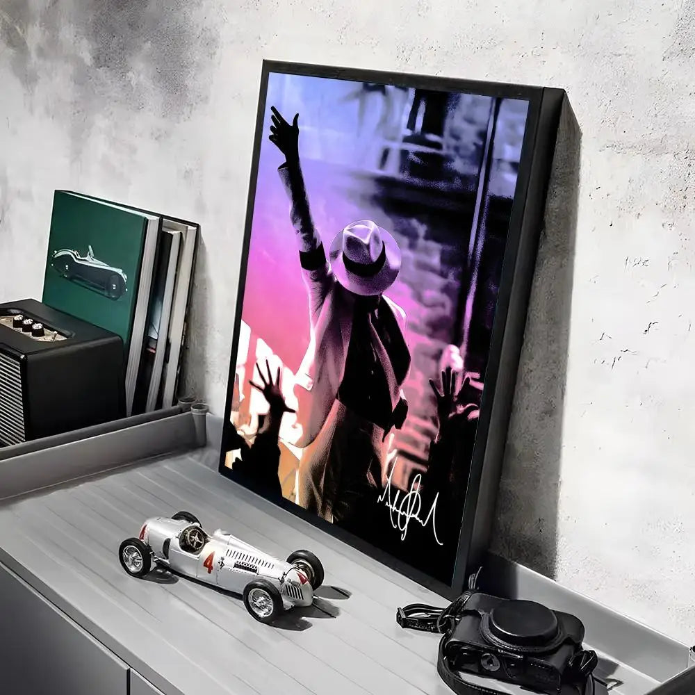 Michael Jackson Iconic Poster Wall Decal – HD Self-Adhesive Art
