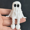 3D Printed Articulated Ghost Figurine – Poseable Desk Decor