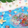 Mini Yellow Duck Resin Charms for DIY Crafts and Decor (200 Pack)