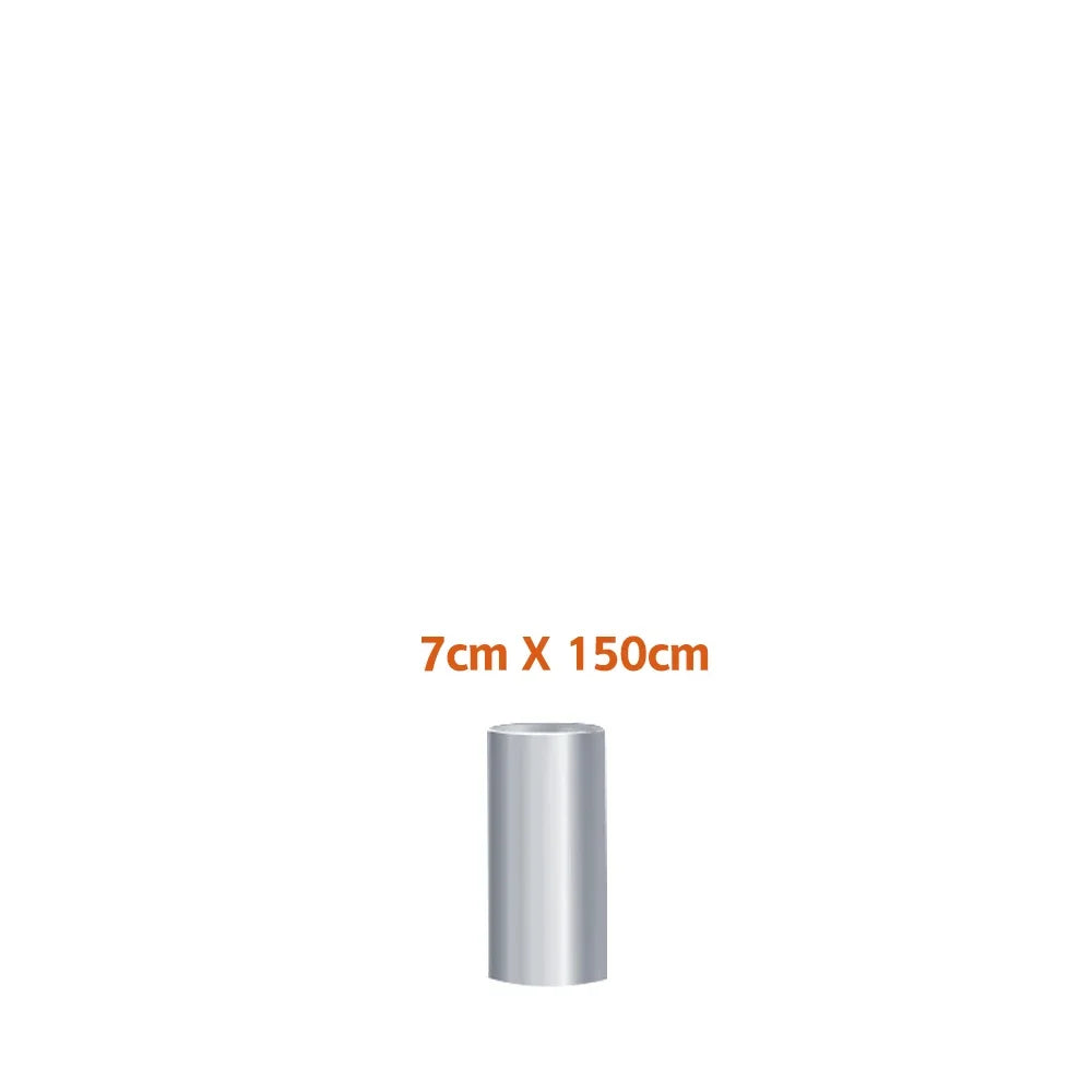 A cylindrical roll of transparent PVC furniture protector film for scratch-resistant self-adhesive vinyl wrap.
