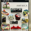 3D Resin Fridge Magnets – Iconic American Landmarks