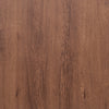 A close-up view of brown wood grain wall tiles with visible vertical lines.