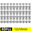 40 pieces of strong neodymium magnetic pushpins with 12x16mm size