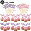 Butterfly Party Supplies Disposable Tableware Set for Birthday & Baby Shower