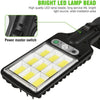 Solar-Powered Motion Sensor Security Light with 108 LEDs