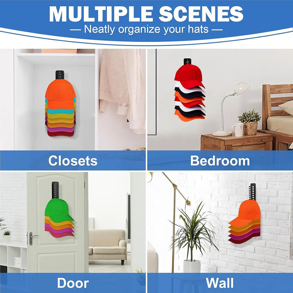 Multi-Tier Wall Organizer for Hats