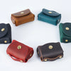 Genuine Leather Coin Purse with Secure Hasp Closure