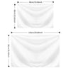 White flag tapestry featuring the Jujutsu Kaisen Sukuna anime character.