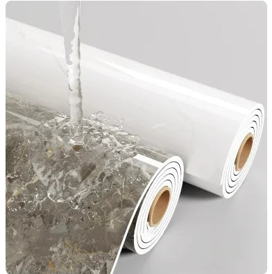 Marble-Pattern Self-Adhesive Peel and Stick Wallpaper