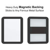Two black magnetic backing sticks shown for heavy duty magnetic backing