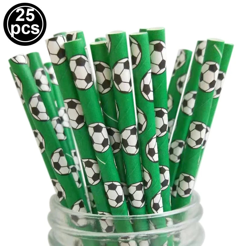 Soccer Ball Cupcake Toppers for Sports-Themed Parties