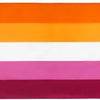 A horizontal banner displaying six stripes of rainbow colors: orange, yellow, green, blue, white, and pink/magenta.