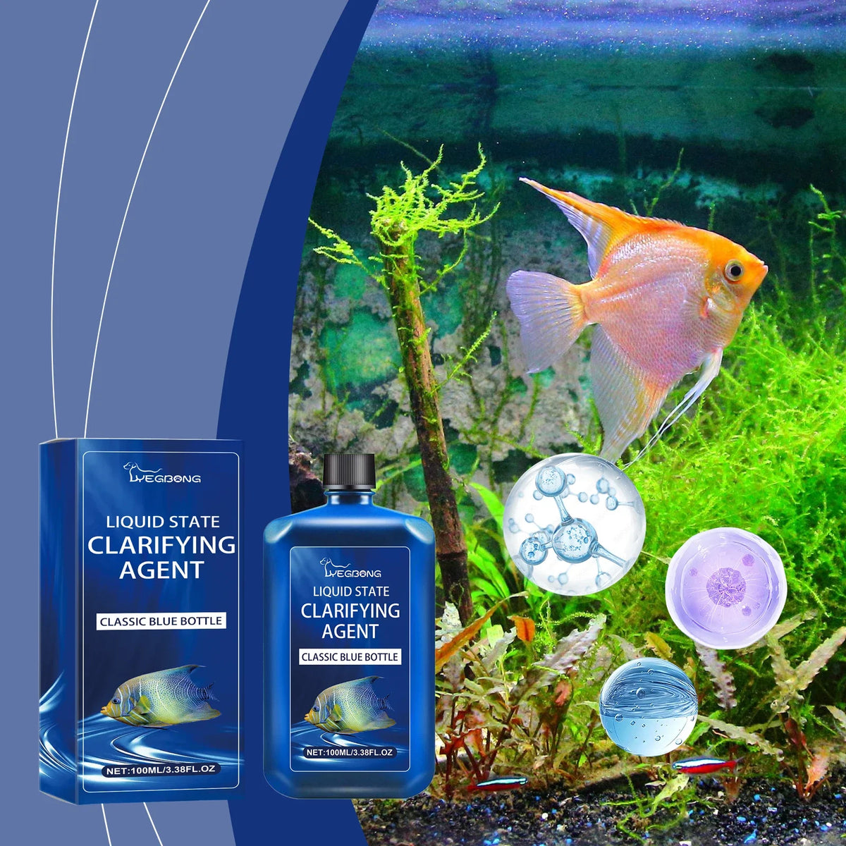 Multi-Enzyme Aquarium Water Clarifier – 100ml