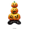 Halloween foil balloons featuring bat, pumpkin, ghost, and monster designs