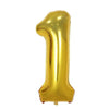 Large Red Number Foil Balloon for Birthday and Anniversary Decor