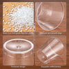 A set of reusable plastic shot glasses showing various aspects like material, design, and craftsmanship.