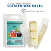 A package of 2.5oz hand-poured scented wax melts featuring fig fragrance and several wax cubes.