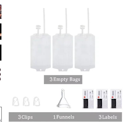 Reusable PVC Blood Drink Bags for Halloween Parties