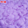 Purple silk rose petals used for weddings and events
