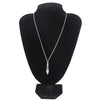 Jett Inspired Blade Storm Crystal Pendant Necklace