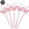 Butterfly Party Supplies Disposable Tableware Set for Birthday & Baby Shower