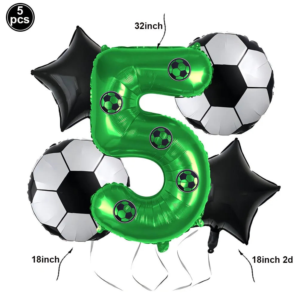 Soccer Party Disposable Tableware Set