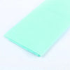 A sheet of light mint green soft tissue paper for gift wrapping and DIY crafts.