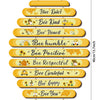 Beehive Rules Wooden Wall Plaque – Farmhouse Decor Sign