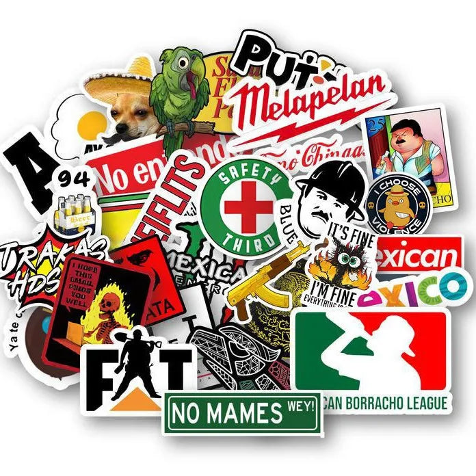 Colección de pegatinas decorativas de animales, incluyendo un perro y otras criaturas, para manualidades.