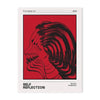 A print titled Self Reflection featuring a profile silhouette in black and red on a white background.