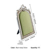 European-Style Velvet Jewelry Display Stand with Silver-Plated Floral Detail