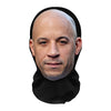 A realistic 3D printed horror balaclava mask worn by a man, shown from the front.