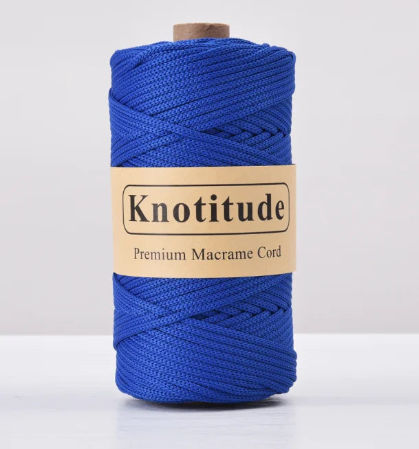 4mm Polyester Macrame Cord - 300g Spool for Knitting & DIY Crafts