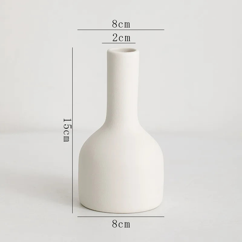 Minimalist Ceramic Vase for Modern Home Décor