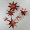 Gold Twinkle Star Paper Garlands
