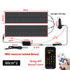 Two 60cm LED matrix display panels with remote control and mobile app connectivity