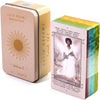 A box of Lucid Dreams Beginners Tarot Edition II featuring a sun design and a tarot card illustration.