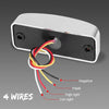 LED Side Marker Light with Three Lighting Modes for Trucks, Trailers, and Vans