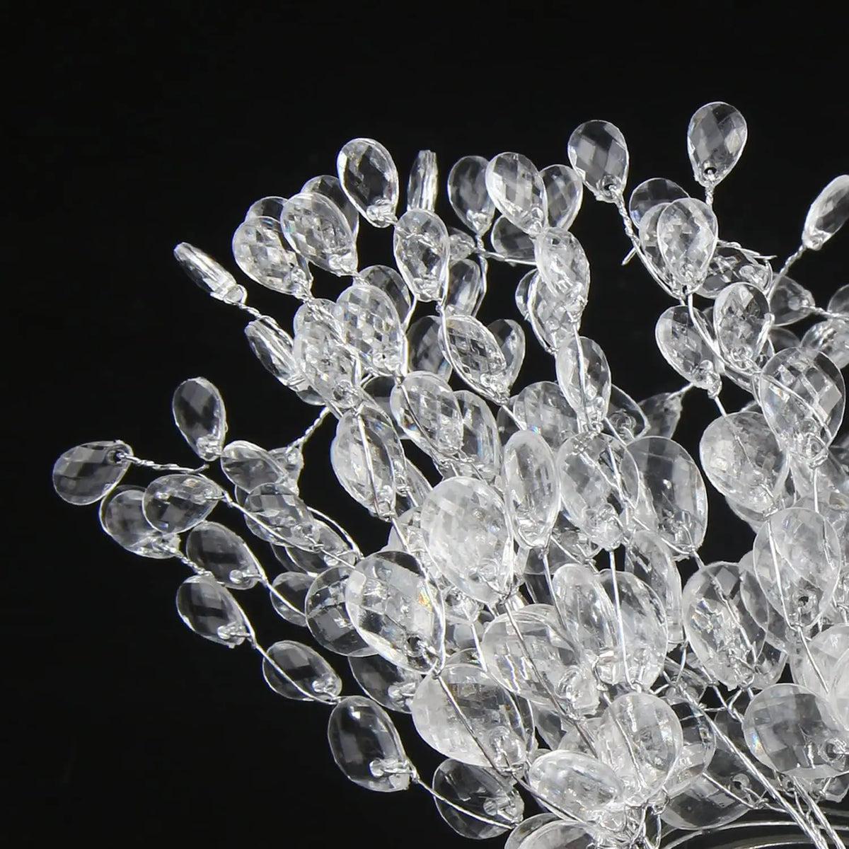 Acrylic Crystal Water Droplet Hairpins for Weddings & Events